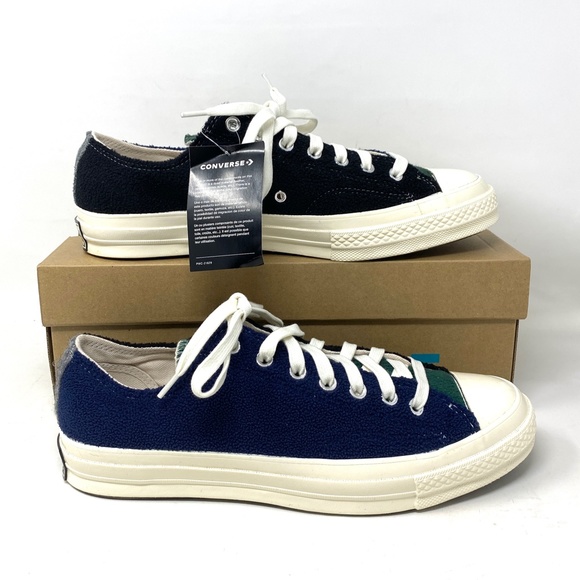 Converse Chuck 70 OX Low Top Blue Green Women Fleece Sneakers Skate Size 172268C - Picture 3 of 11